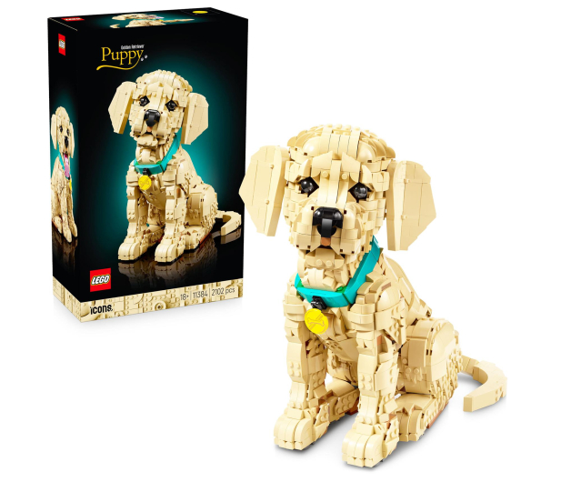 LEGO ICONS 11384 Szczeniak golden retriever - 1488997 - zdjęcie 2